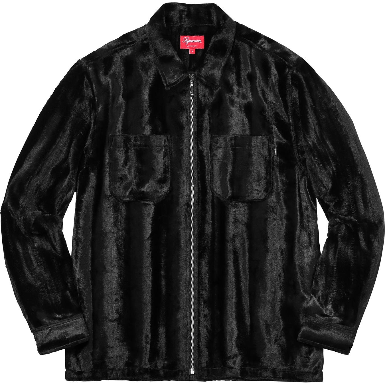 Cheetah Pile Zip Up Shirt view 5
